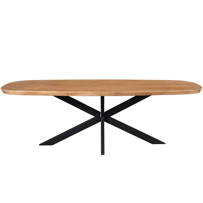 STARFURN Eettafel Madison Naturel 240 cm Deens ovaal 240x110x76 cm-Eettafels-Starfurn