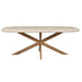 STARFURN Eettafel Madison Zand 160 cm Deens Ovaal 160x90x76 cm-Eettafels-Starfurn