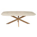STARFURN Eettafel Madison Zand 160 cm Deens Ovaal 160x90x76 cm-Eettafels-Starfurn