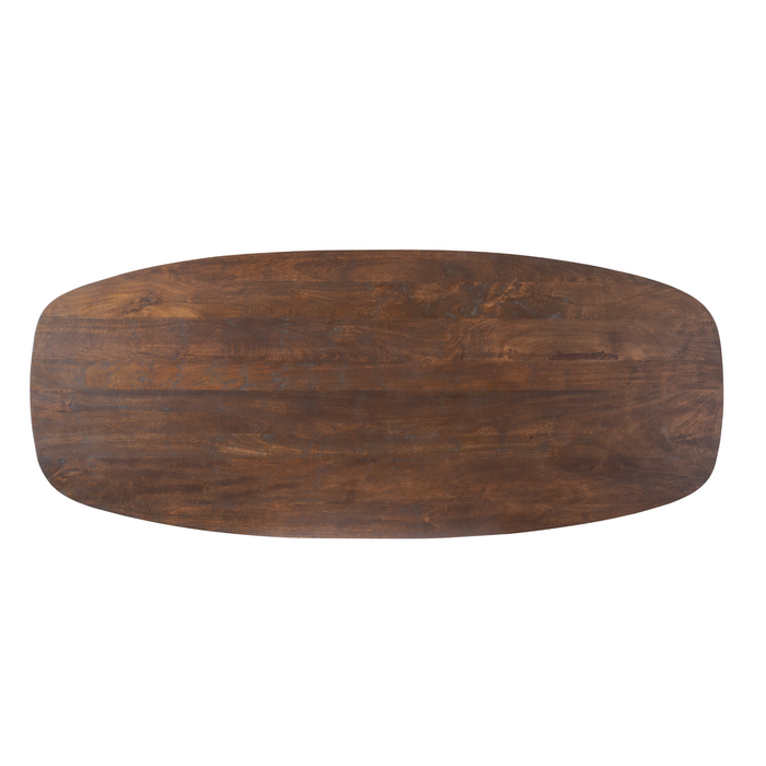 STARFURN Eettafel Maré Bruin 200 cm 200x100x76 cm