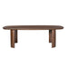 STARFURN Eettafel Maré Bruin 240 cm 240x100x76 cm-Eettafels-Starfurn