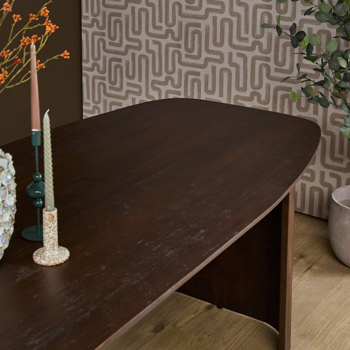 STARFURN Eettafel Maré Bruin 300 cm 300x100x76 cm-Eettafels-Starfurn