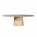 STARFURN Eettafel Riga 210 cm Naturel Eiken 210x110x76 cm-Eettafels-Starfurn