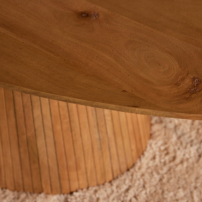 STARFURN Eettafel Solana 240 cm Naturel Ovaal 240x120x76 cm-Eettafels-Starfurn