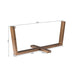 STARFURN Eettafel Tafelpoten Brons Metaal 180x80 cm-Eettafels-Starfurn