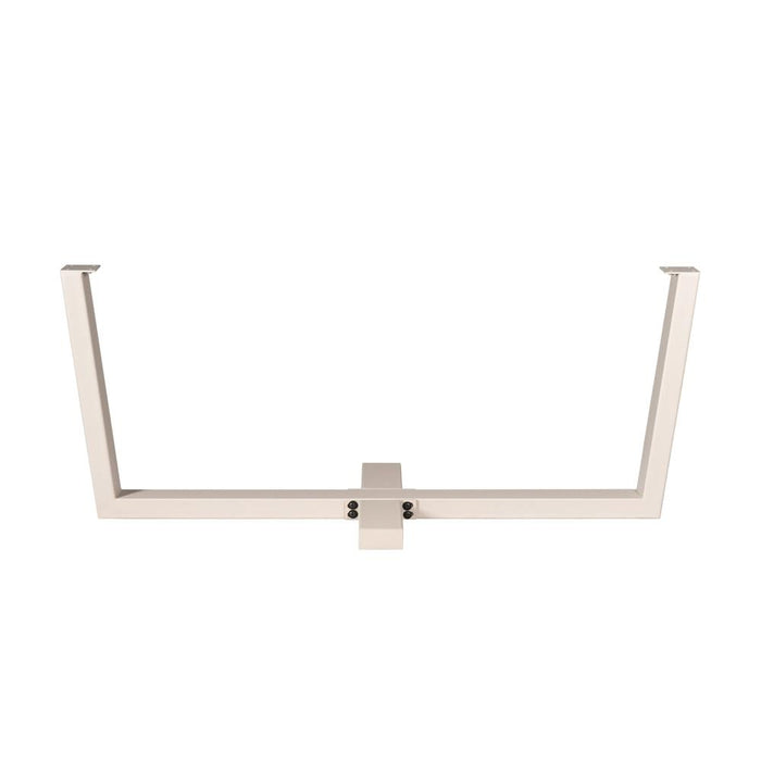 STARFURN Eettafel Tafelpoten Zand Metaal 180x80 cm-Eettafels-Starfurn