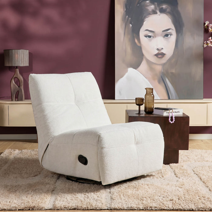 STARFURN Fauteuil Relaxfauteuil Lazy Naturel 78x97x90 cm-Fauteuils-Starfurn