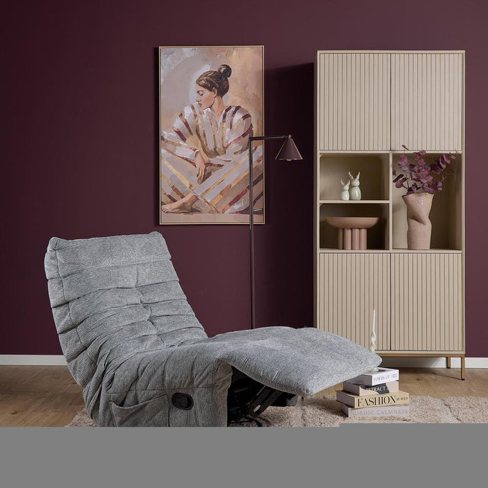 STARFURN Fauteuil Relaxfauteuil Zen Grijs 78x97x90 cm-Fauteuils-Starfurn