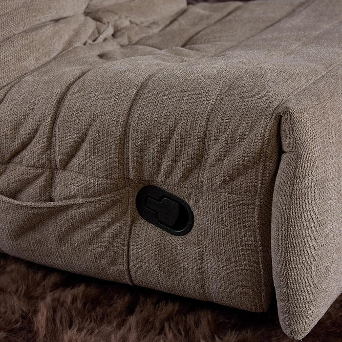 STARFURN Fauteuil Relaxfauteuil Zen Taupe 78x97x90 cm-Fauteuils-Starfurn
