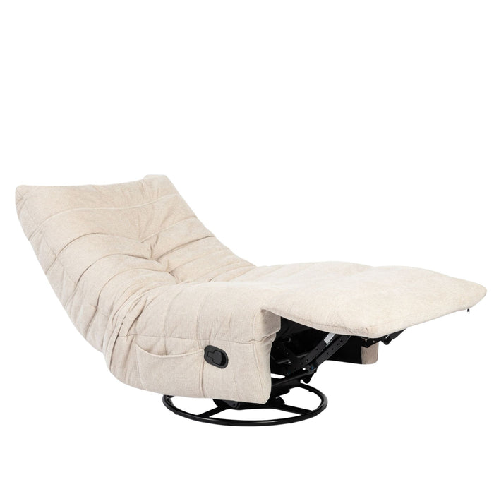STARFURN Fauteuil Relaxfauteuil Zen Taupe 78x97x90 cm