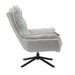 STARFURN Fauteuil Vera Wit Metaal 115 cm 115x83x59 cm-Fauteuils-Starfurn
