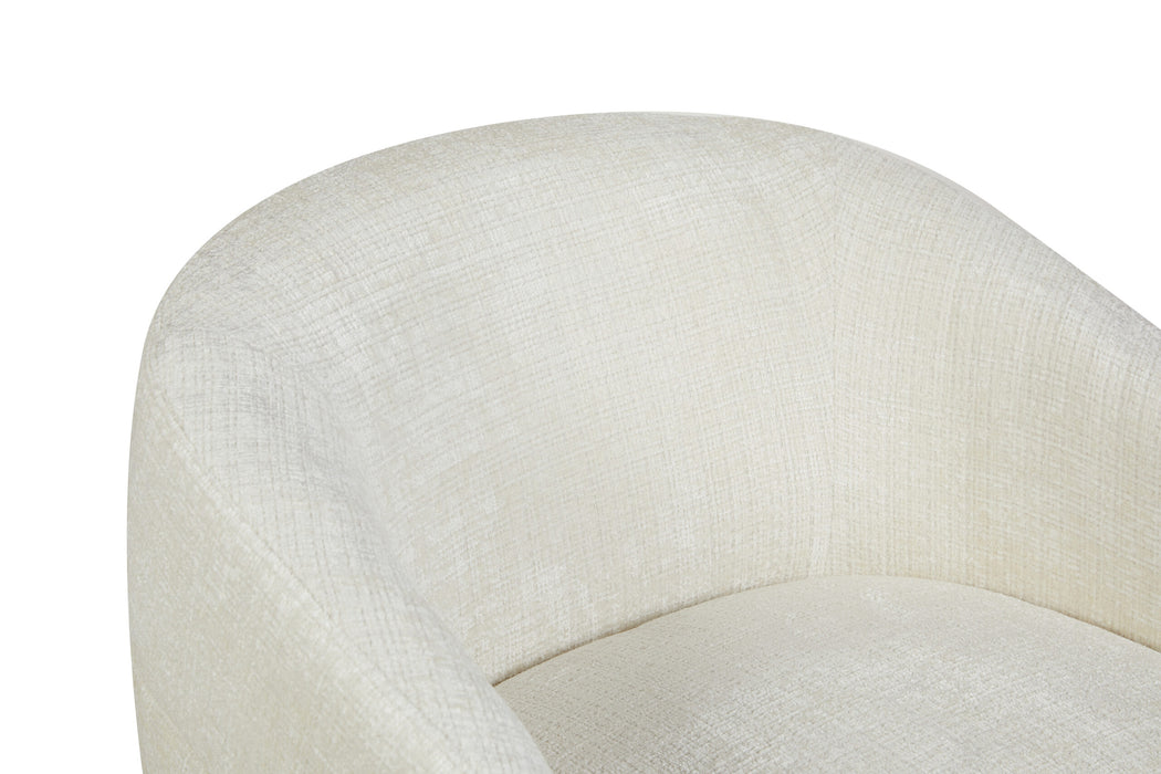 STARFURN Fauteuil Yara Off Wit 85x83x80 cm
