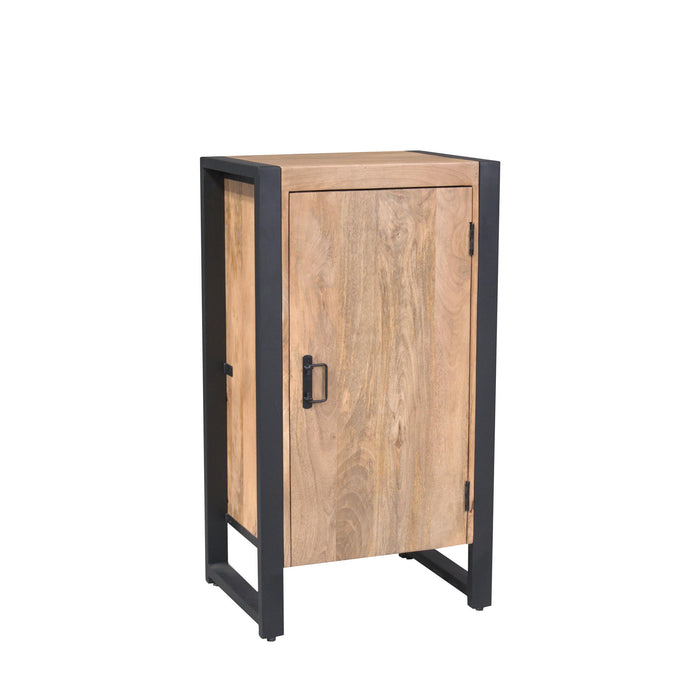 STARFURN Halkast Britt Mangohout Naturel 55cm Eén Deur-Opbergkasten-Starfurn