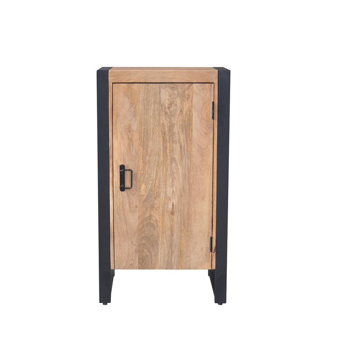 STARFURN Halkast Britt Mangohout Naturel 55cm Eén Deur-Opbergkasten-Starfurn