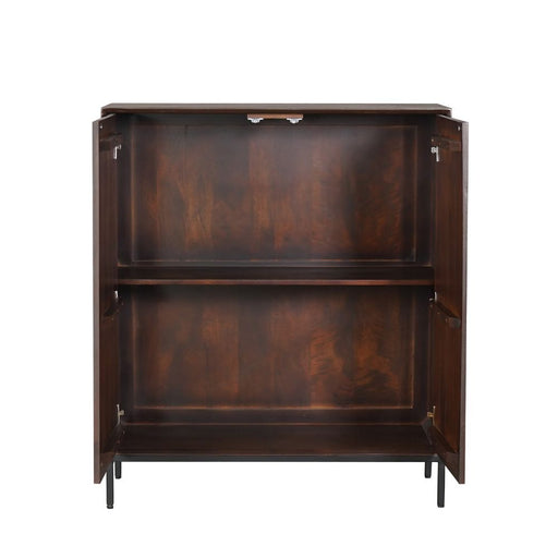 STARFURN Kabinet kast Madison Bruin Mangohout 100 cm-Opbergkasten-Starfurn