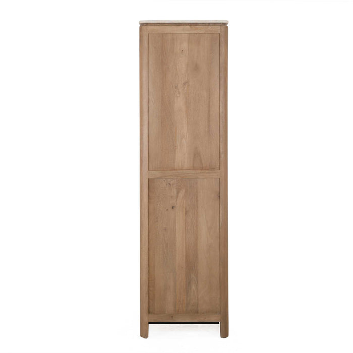 STARFURN Kabinetkast Dallas Naturel Mangohout 55 cm-Opbergkasten-Starfurn