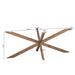 STARFURN Matrixpoot Brons Ovaal/Rechthoek 190 cm Koker 4x8 cm-Tafelpoten-Starfurn
