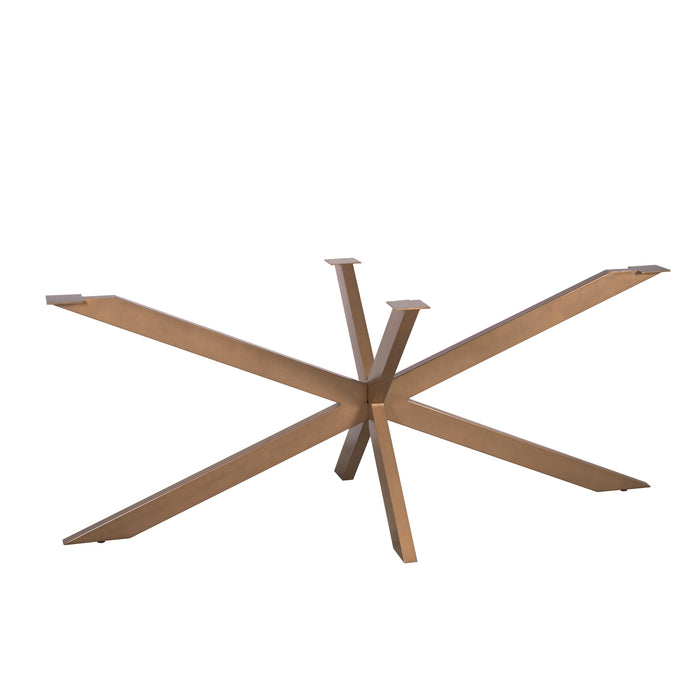 STARFURN Matrixpoot Brons Ovaal/Rechthoek 190 cm Koker 4x8 cm-Tafelpoten-Starfurn