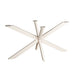 STARFURN Matrixpoot Zand Ovaal/Rechthoek 140 cm Koker 4x8 cm-Tafelpoten-Starfurn