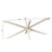 STARFURN Matrixpoot Zand Ovaal/Rechthoek 190 cm Koker 4x8 cm-Tafelpoten-Starfurn