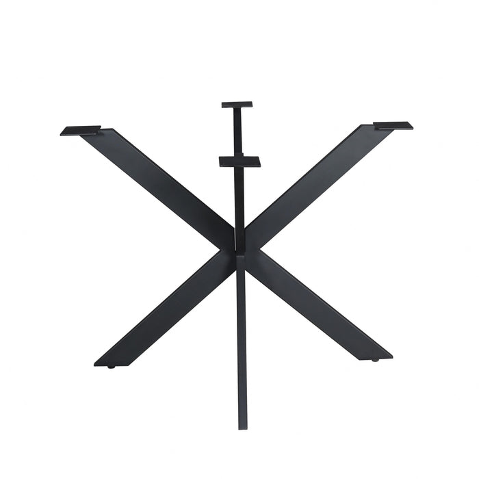 STARFURN Matrixpoot Zwart Rond Koker 2,5x7,5 cm-Tafelpoten-Starfurn