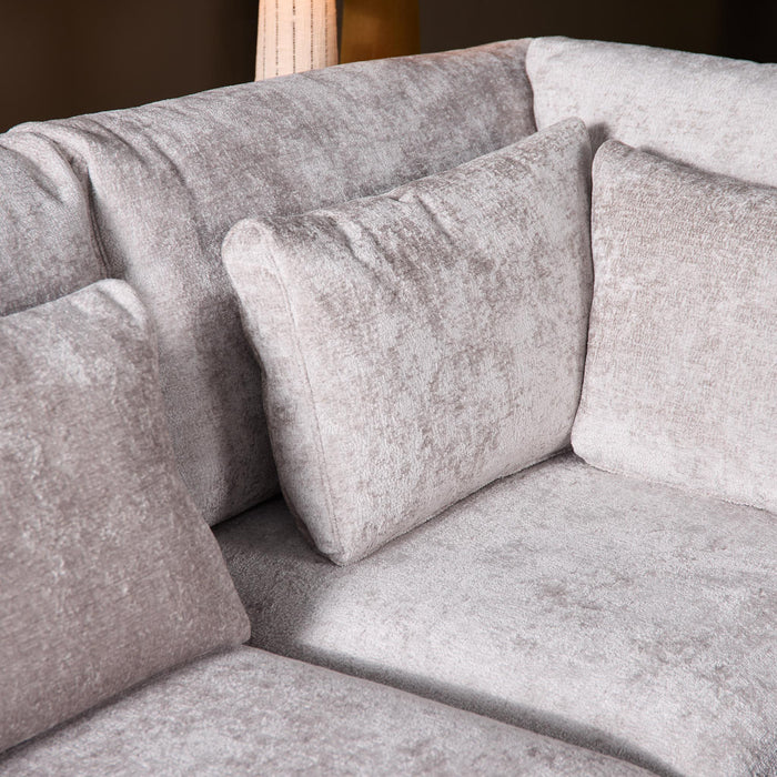 STARFURN My Sofa Jesse | 2,5 zits + Divan Rechts | Beige-Banken-Starfurn