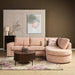 STARFURN MySofa Alma Hoekbank Roze 2,5 zits+Divan Rechts-Banken-Starfurn