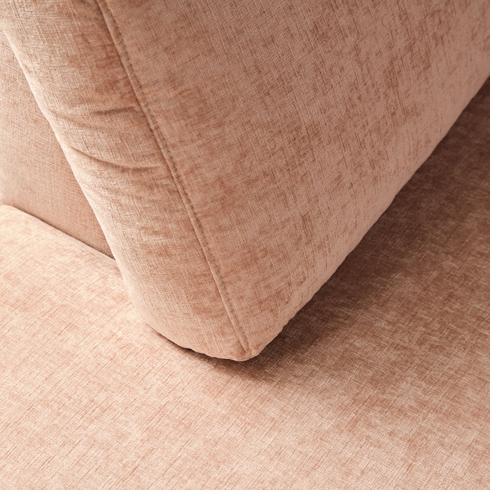 STARFURN MySofa Alma Hoekbank Roze Divan Links + 2,5 zits-Banken-Starfurn