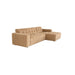STARFURN MySofa Ruby Hoekbank Camel 2,5 zits AL + Lounge R-Banken-Starfurn