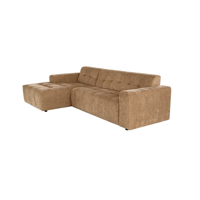 STARFURN MySofa Ruby Hoekbank Camel Lounge L + 2,5 zits AR-Banken-Starfurn