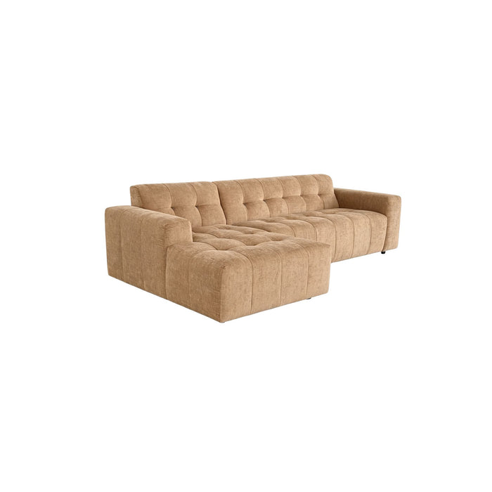STARFURN MySofa Ruby Hoekbank Camel Lounge L + 2,5 zits AR-Banken-Starfurn