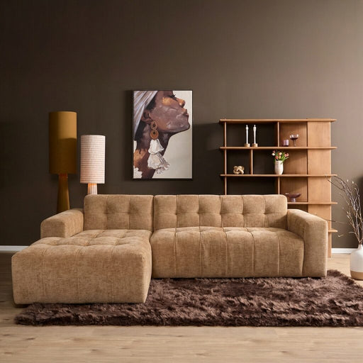STARFURN MySofa Ruby Hoekbank Camel Lounge L + 2,5 zits AR-Banken-Starfurn