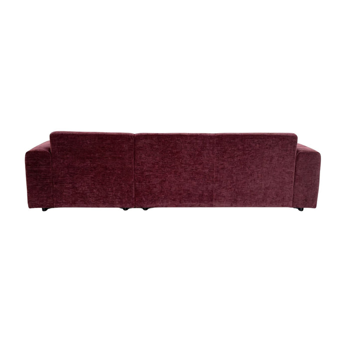 STARFURN MySofa Ruby Hoekbank Paars 2,5 zits AL + Lounge R-Banken-Starfurn