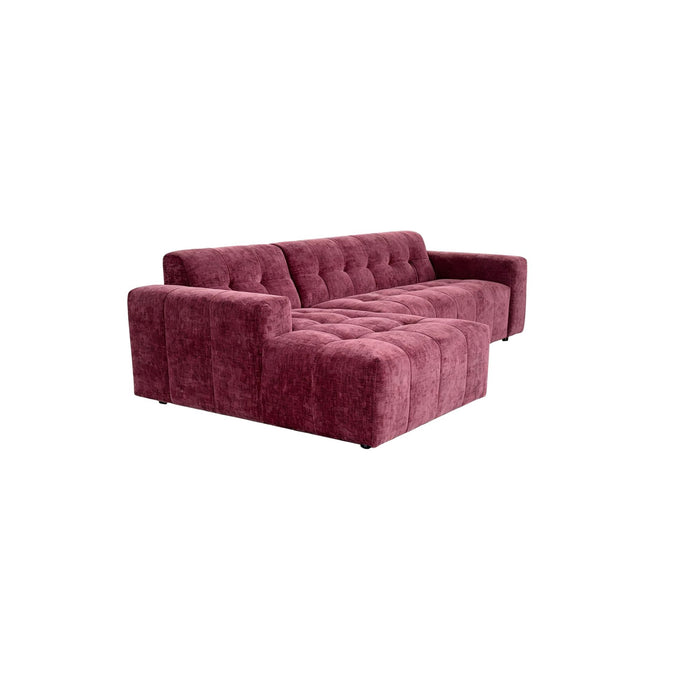 STARFURN MySofa Ruby Hoekbank Paars Lounge L + 2,5 zits AR-Banken-Starfurn