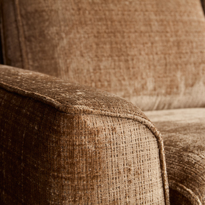 STARFURN MySofa Teddy Hoekbank Cinnamon 2,5 zits+Divan Rechts-Banken-Starfurn