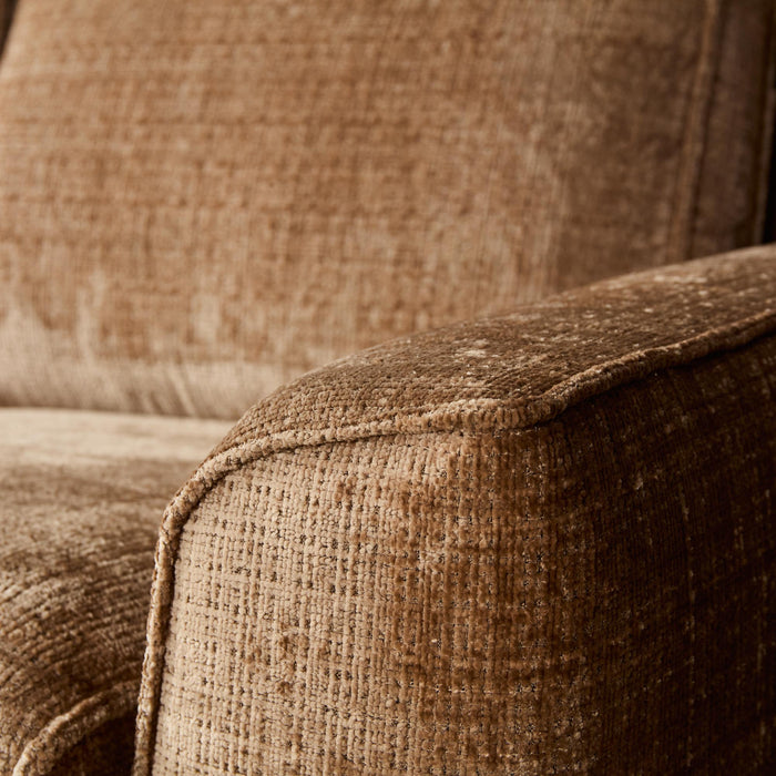 STARFURN MySofa Teddy Hoekbank Cinnamon Divan Links+2,5 zits-Banken-Starfurn