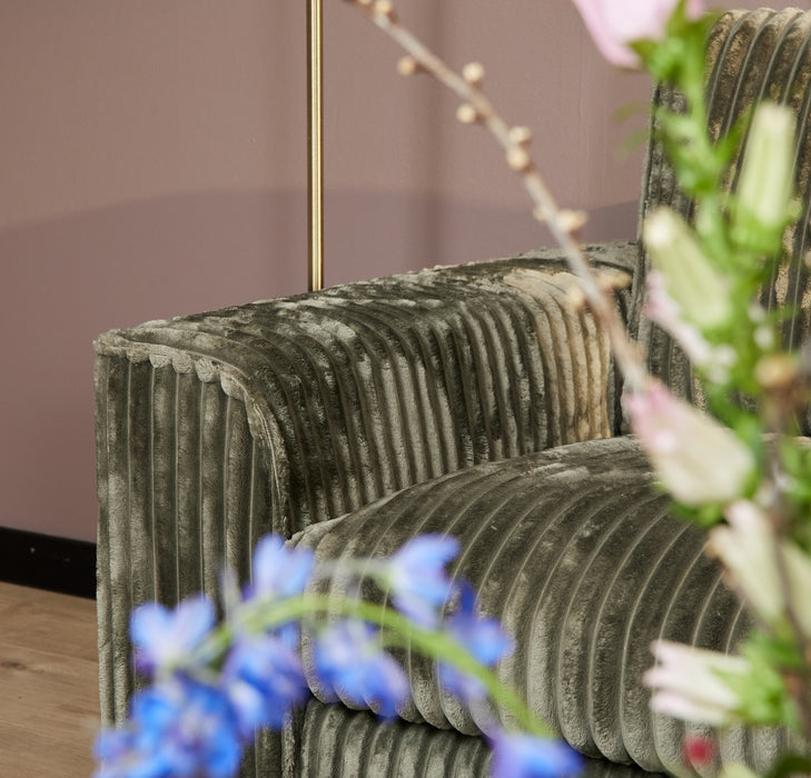 STARFURN MySofa Teddy Hoekbank Groen Divan Links+2,5 zits-Banken-Starfurn