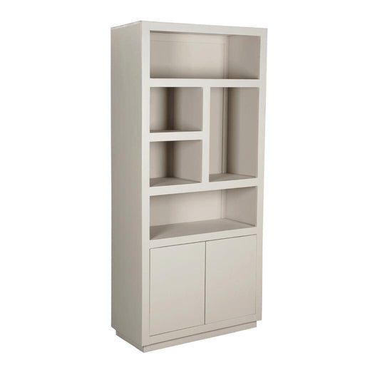 STARFURN Opbergkast Boekenkast Brussel 5 vakken 2 deuren 90x45x200 cm-Opbergkasten-Starfurn