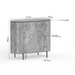 STARFURN Opbergkast Kabinet kast Solana 115 cm Taupe 115x45x100 cm-Opbergkasten-Starfurn