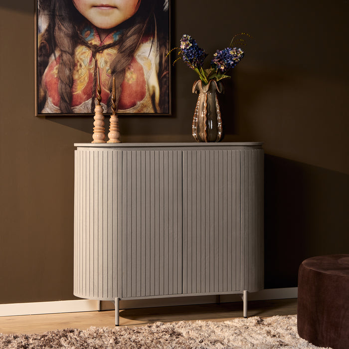 STARFURN Opbergkast Kabinet kast Solana 115 cm Taupe 115x45x100 cm-Opbergkasten-Starfurn