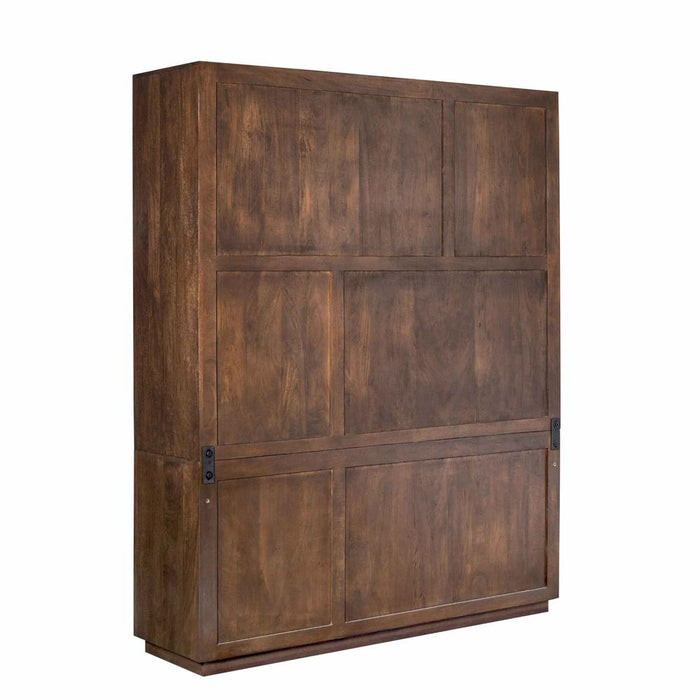 STARFURN Opbergkast Vakkenkast Brussel Bruin XL 160 cm 160x45x200 cm-Opbergkasten-Starfurn