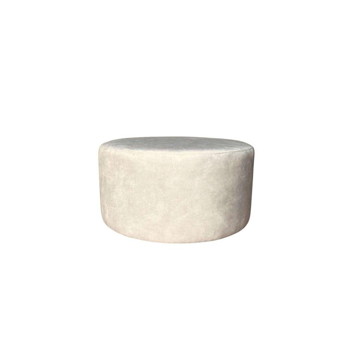 STARFURN Poef MySofa Poef | Rond | 60 cm | Adore 102 | Creme 60x60x32 cm-Poefs-Starfurn
