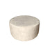 STARFURN Poef MySofa Poef | Rond | 80 cm | Adore 102 | Crème 80x80x39 cm-Poefs-Starfurn