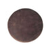 STARFURN Poef MySofa Poef | Rond | 80 cm | Adore 108 | Bruin 80x80x39 cm-Poefs-Starfurn