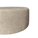 STARFURN Poef MySofa Poef | Rond | 80 cm | Cremona 14 | Taupe 80x80x39 cm-Poefs-Starfurn