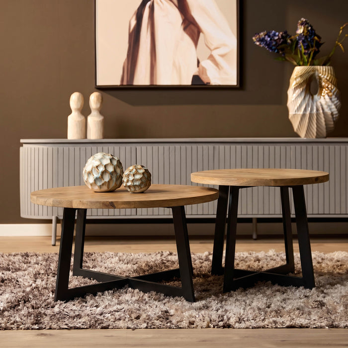 STARFURN Salontafel Atlanta | 70 cm | Set van 2-Salontafels-Starfurn