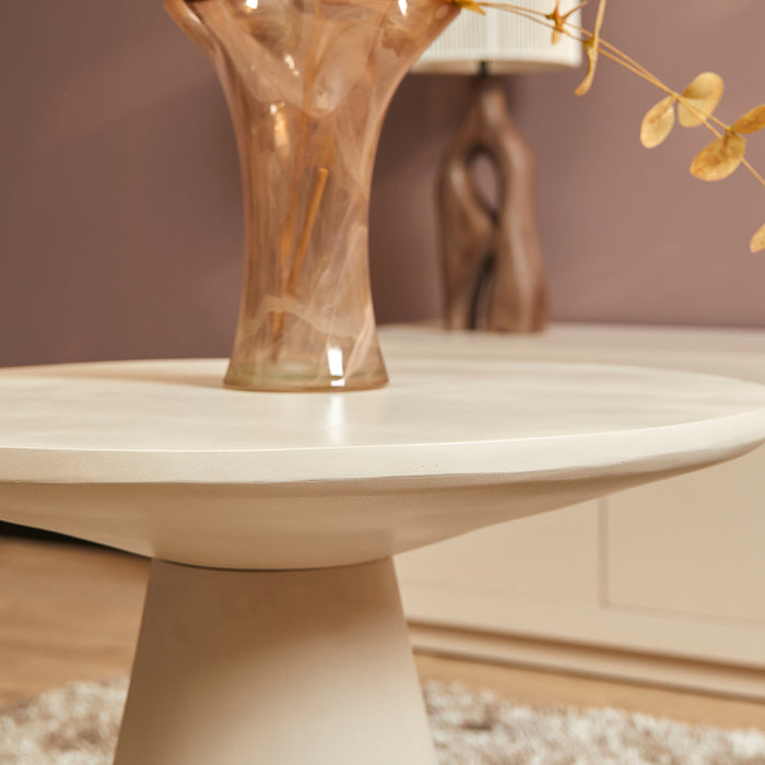 STARFURN Salontafel Bellis Zand Mangohout 60 cm 60x60x55 cm-Salontafels-Starfurn