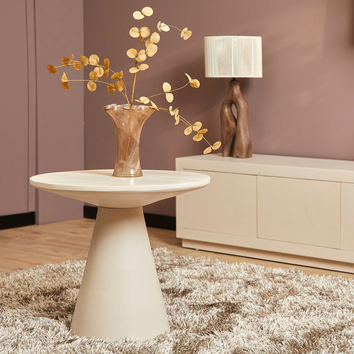 STARFURN Salontafel Bellis Zand Mangohout 60 cm 60x60x55 cm-Salontafels-Starfurn