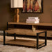 STARFURN Salontafel Britt Mangohout Naturel 110x60 Onderblad-Salontafels-Starfurn