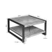 STARFURN Salontafel Britt Mangohout Naturel 80x80 Onderblad-Salontafels-Starfurn